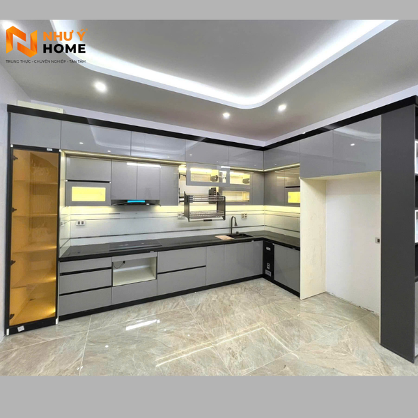 Tủ bếp nhựa acrylic