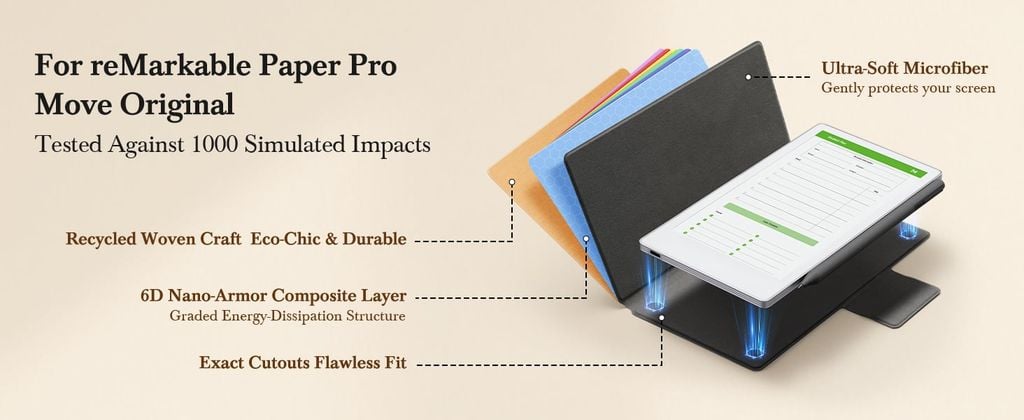 Bao da Remarkable Paper Pro Move 7.3 inch