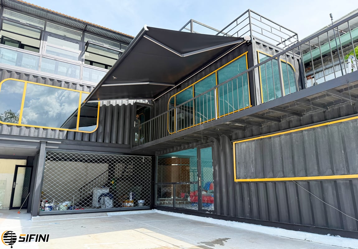 Mái hiên tự động fullbox