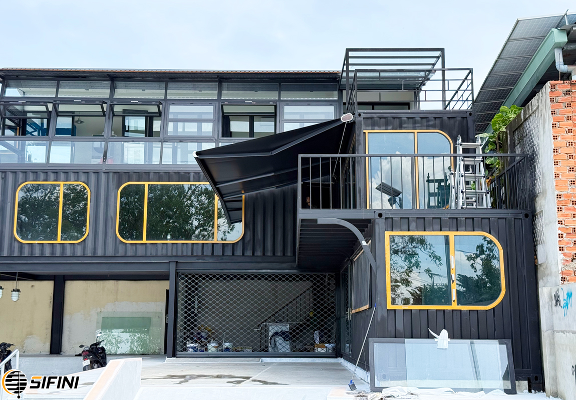 Mái hiên tự động fullbox