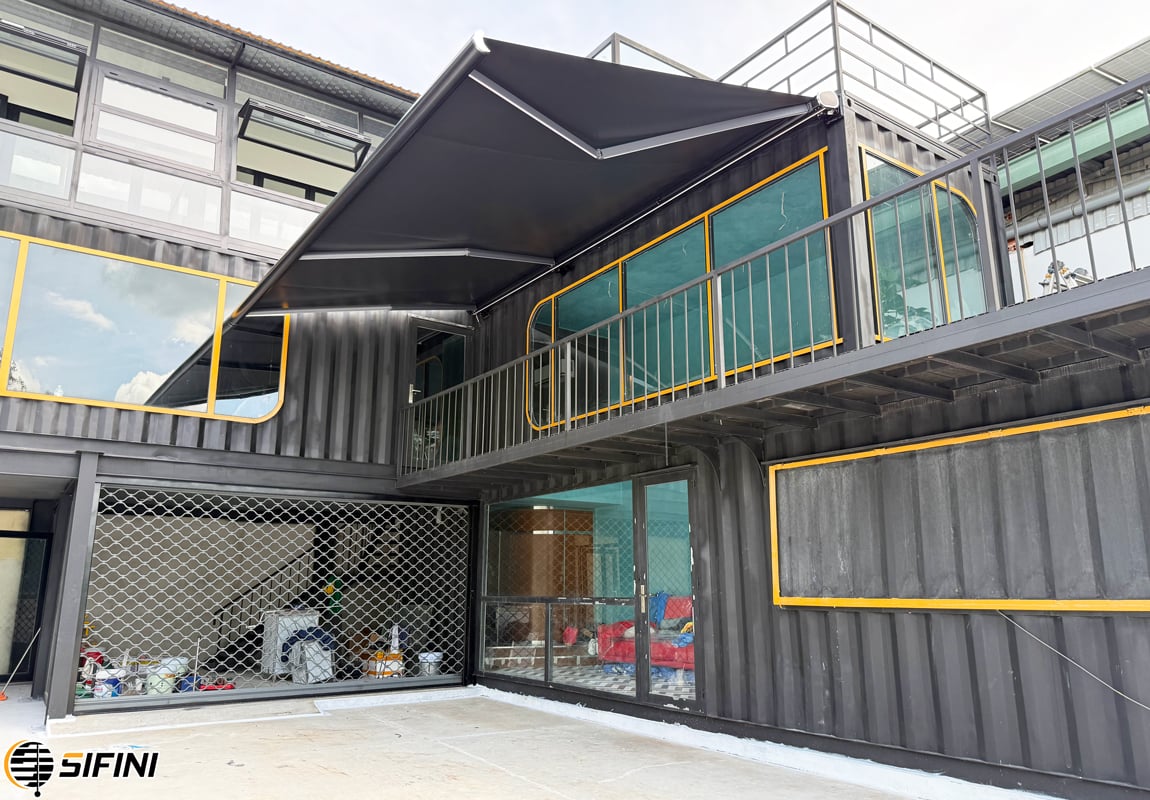 Mái hiên tự động fullbox