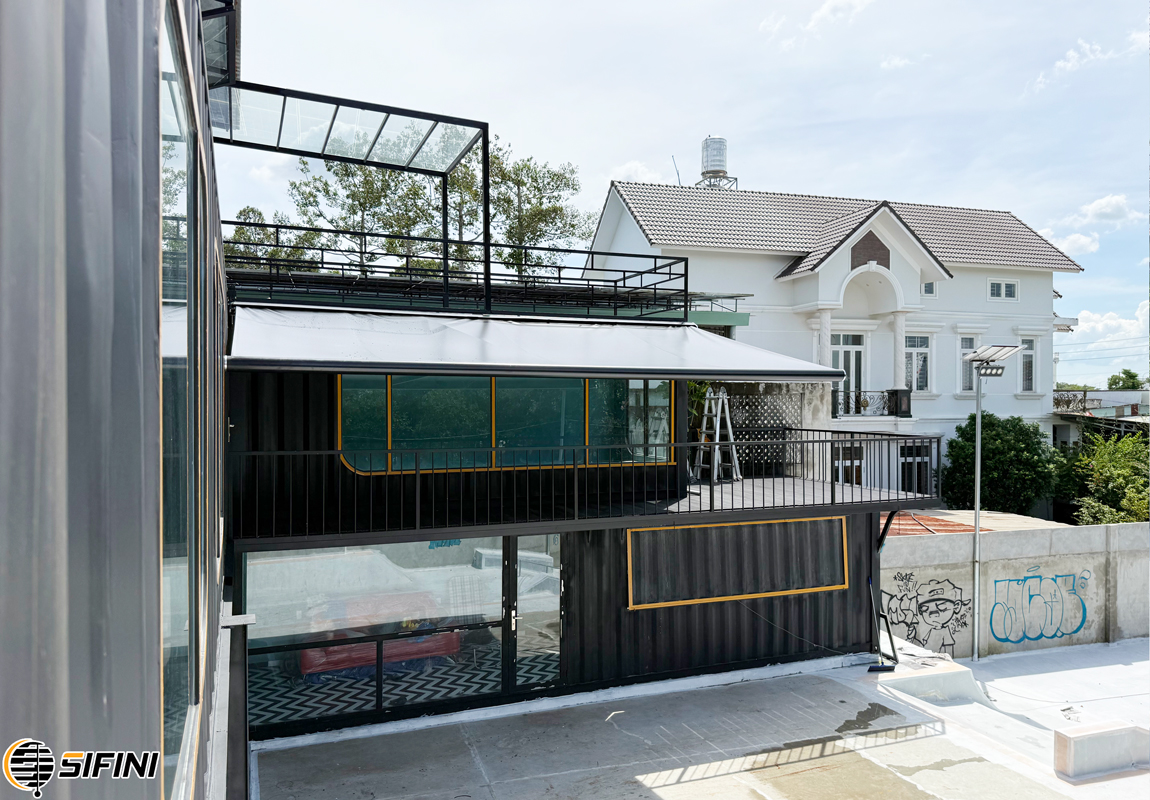 Mái hiên tự động fullbox