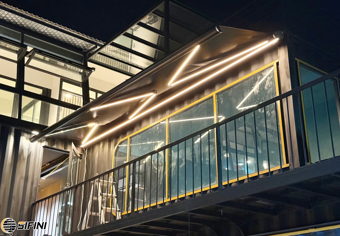 Mái hiên tự động fullbox