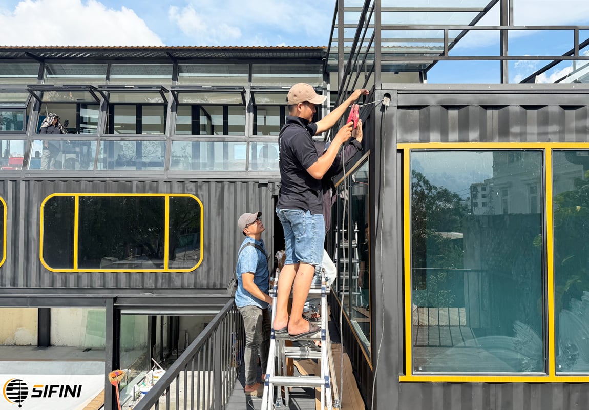 Mái hiên tự động fullbox