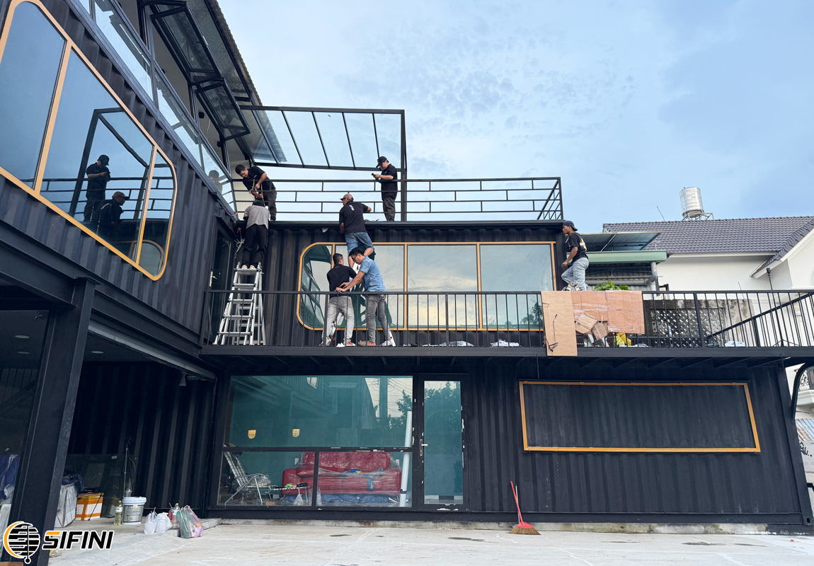 Mái hiên tự động fullbox