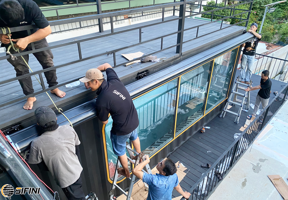 Mái hiên tự động fullbox