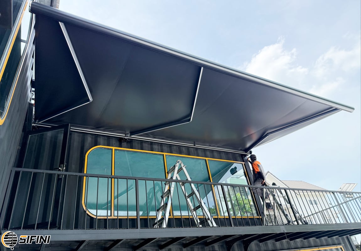 Mái hiên tự động fullbox