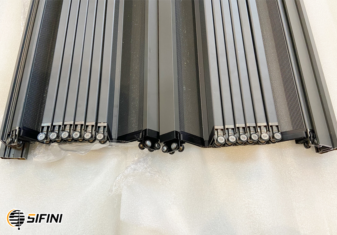 Cửa xếp lá nhôm lưới