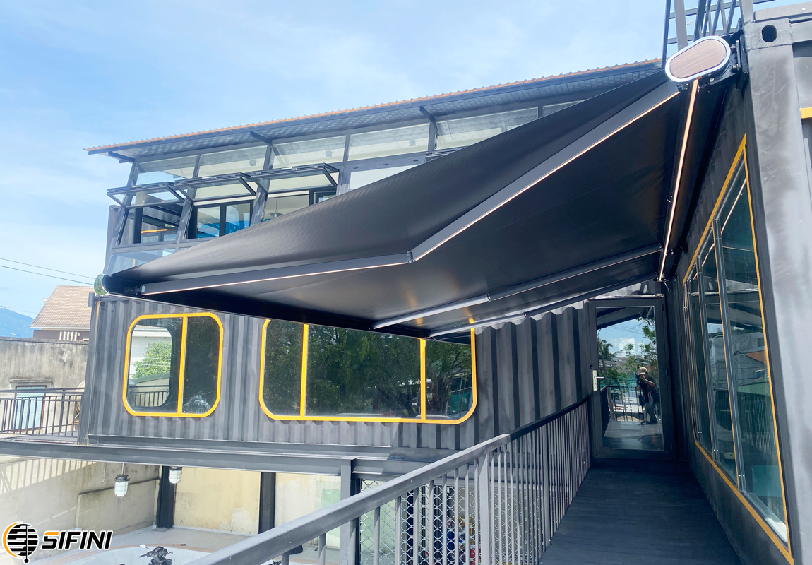 Mái hiên tự động fullbox