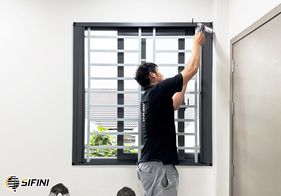 Rèm tổ ong cửa sổ