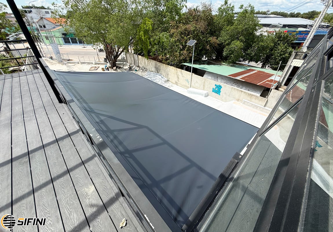 Mái hiên tự động fullbox