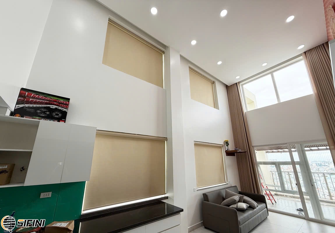 rèm cuốn tự động