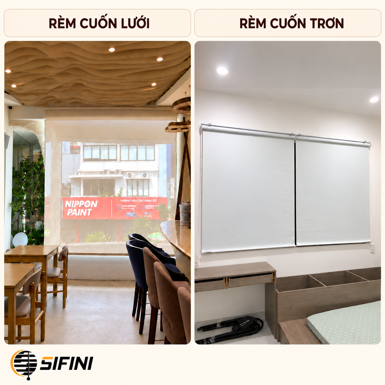 rèm cuốn tự động