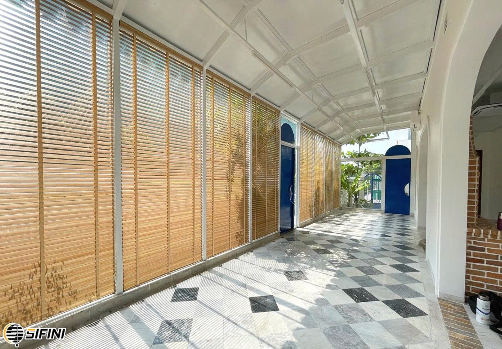 Rèm sáo gỗ