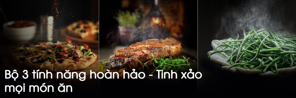 Lò Hấp Kết Hợp Vi Sóng Elica VIRTUS COMBI 645 TFT