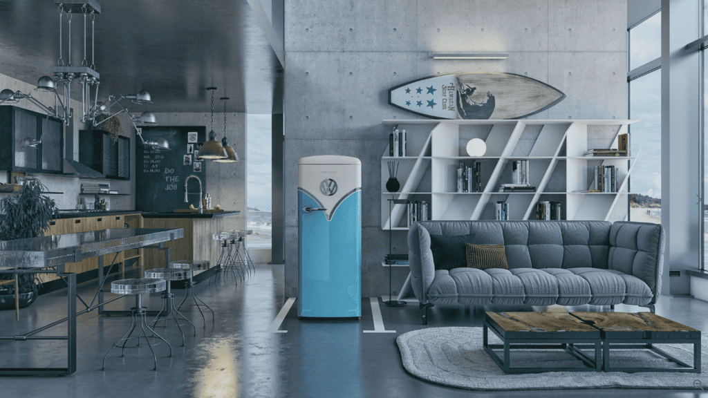 Tủ lạnh Gorenje OBRB153BL phong cách Retro cao cấp