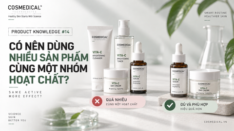 Có nên dùng nhiều sản phẩm cùng một nhóm hoạt chất?
