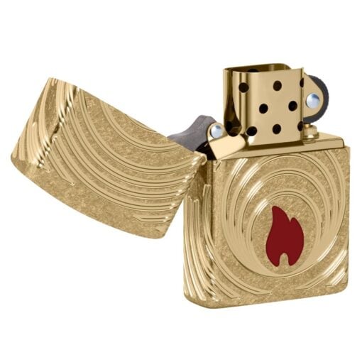 Zippo Coty 2026 Collectible of the Year Asia – GENERATIONS Armor® Tumbled Brass – Zippo 47219