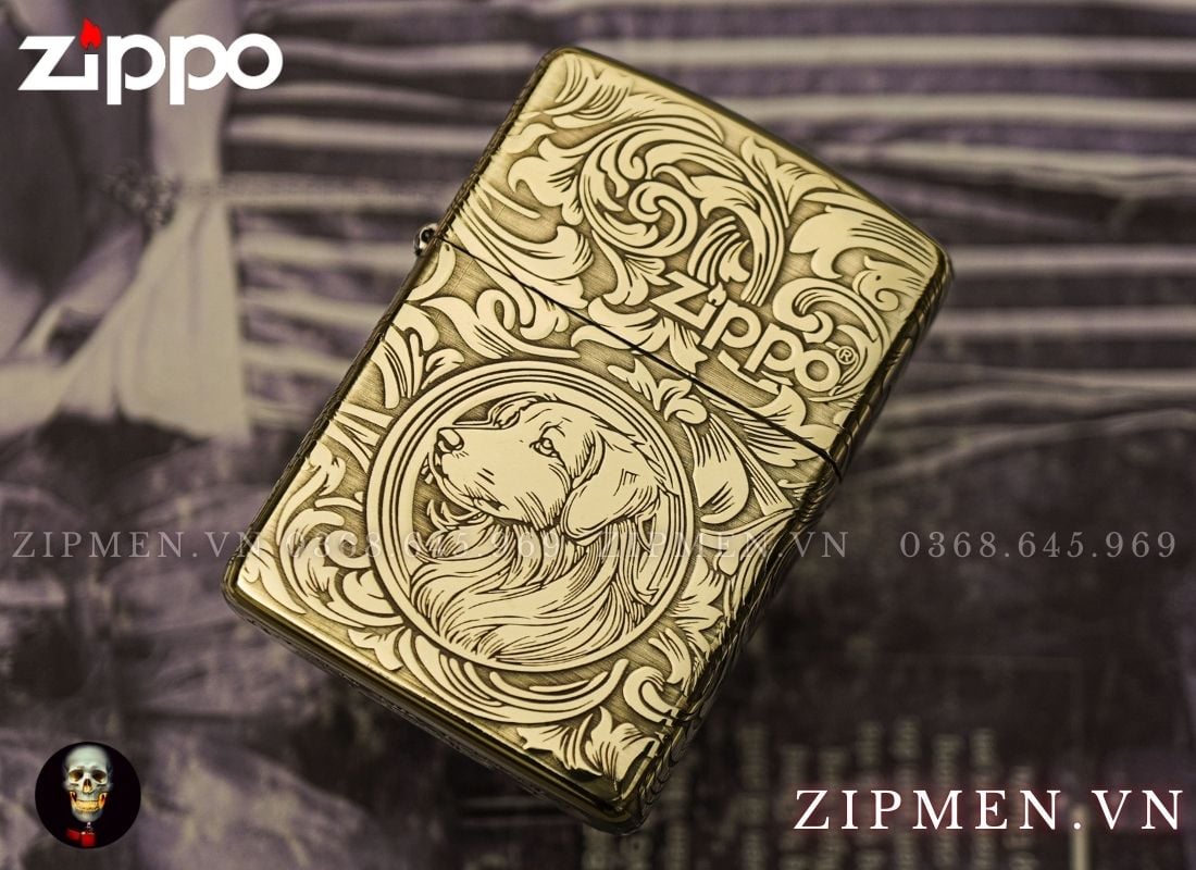 Zippo Armor Limited chủ đề 12 con giáp tuổi Tuất