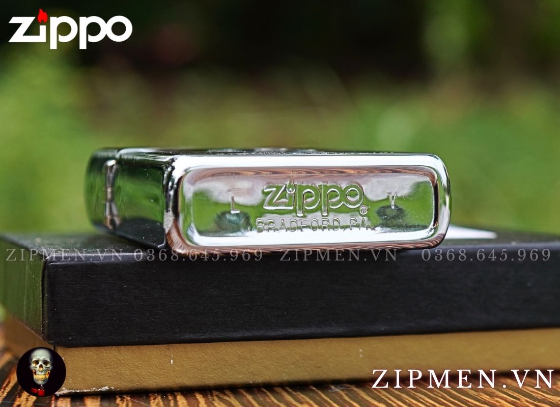 Bật lửa Zippo la mã 1989 chủ đề tổng thống Abraham Lincoln