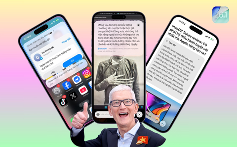 Đây là tất cả những điểm mới trên iOS 26.1