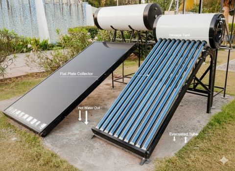 Máy nước nóng năng lượng mặt trời có tốn điện không?