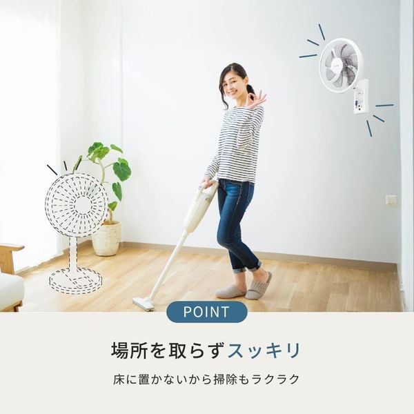 quạt treo tường Toyotomi FW-S30R(W)