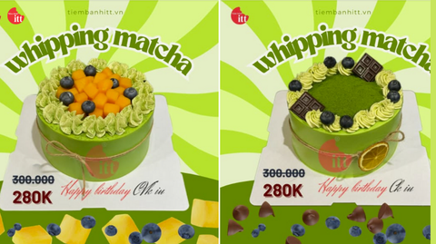 🌿 “Whipping Matcha – chiếc bánh khiến mình ‘đổ’ ngay từ miếng đầu tiên!” 🍰