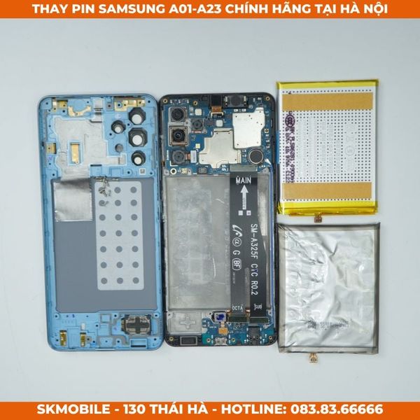 Pin Samsung bị phồng gây vỡ nắp lưng