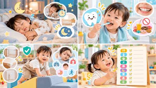 Checklist chăm bé 1–2 tuổi