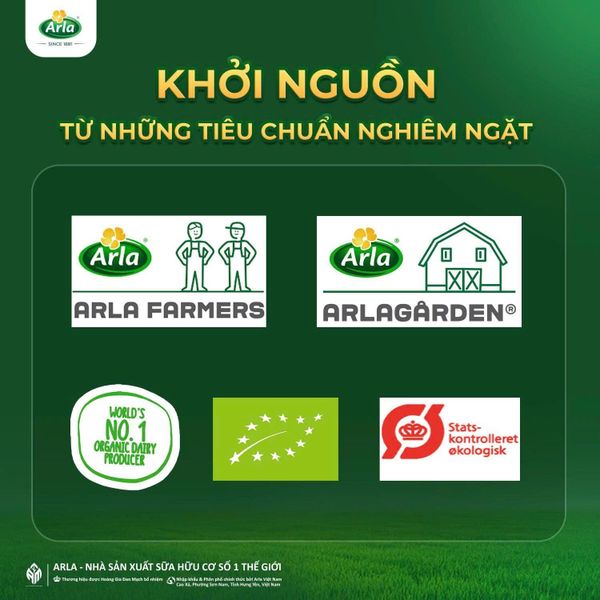 Mô hình farmer-owned Arla, Arlagården và các tiêu chuẩn hữu cơ