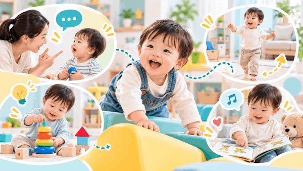 Phát triển ngôn ngữ và vận động ở bé 1–2 tuổi