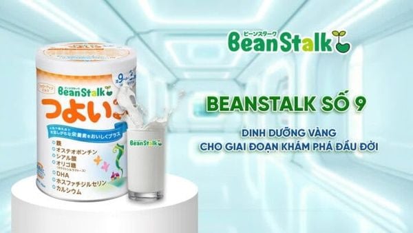 ữa Bean Stalk Tsuyoiko số 9 phát triển trí não và bổ sung sắt cho bé
