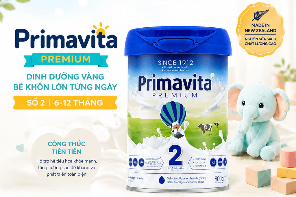 Sữa bột Primavita premium số 2 6-12M