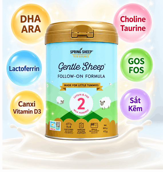 Thông tin sữa cừu Spring Sheep NZ số 1 800g