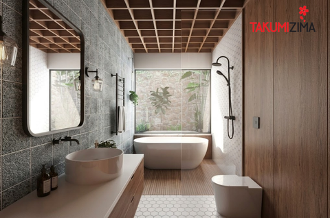 Nguyên tắc bố trí bồn tắm trong phòng tắm hiện đại