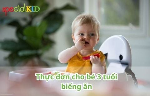 Thực đơn cho bé 3 tuổi biếng ăn