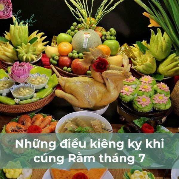 những điều kiêng kỵ khi cúng rằm tháng 7