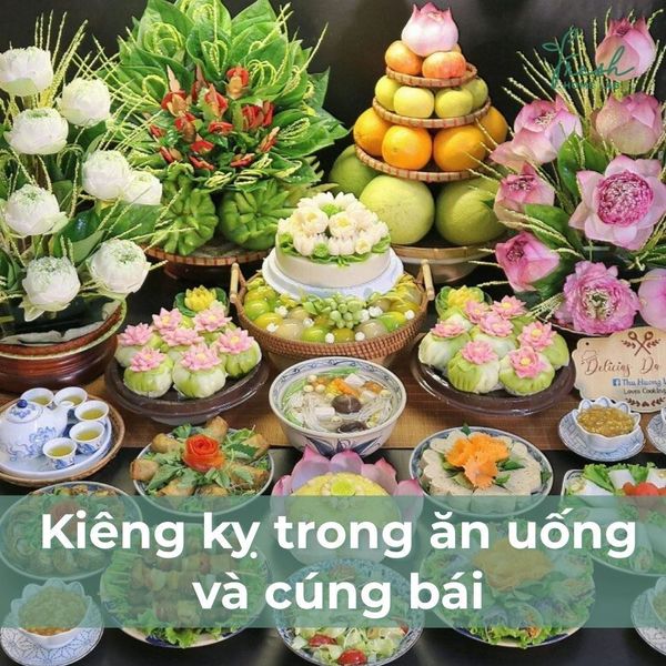 kiêng kỵ trong ăn uống và cúng bái vào rằm tháng 7