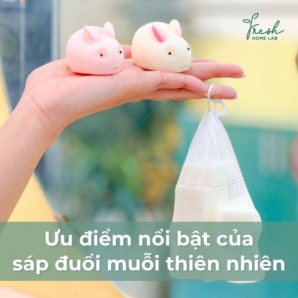 ưu điểm của sáp đuổi muỗi thiên nhiên