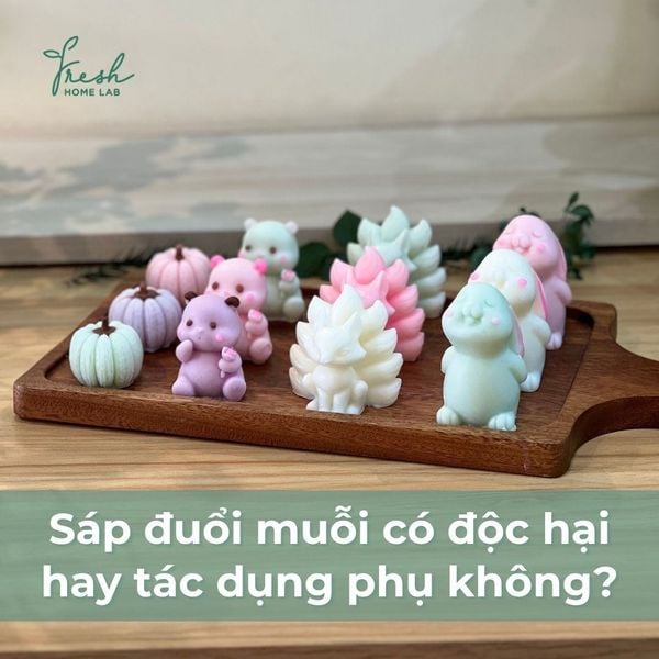 sáp đuổi muỗi có độc hại hay gây tác dụng phụ không?