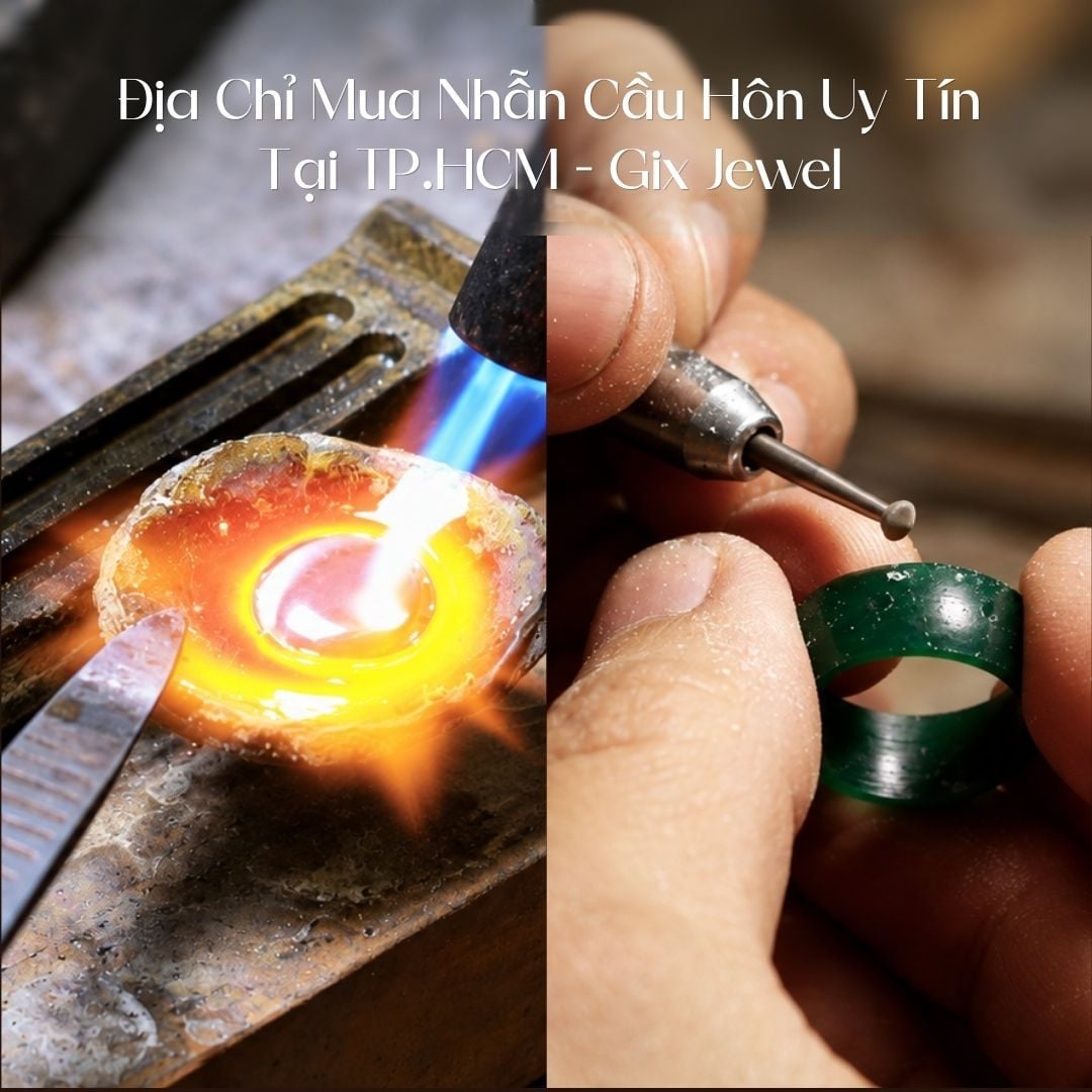 Showroom Gix Jewel là địa chỉ chế tác nhẫn cầu hôn uy tín tại Phú Nhuận.