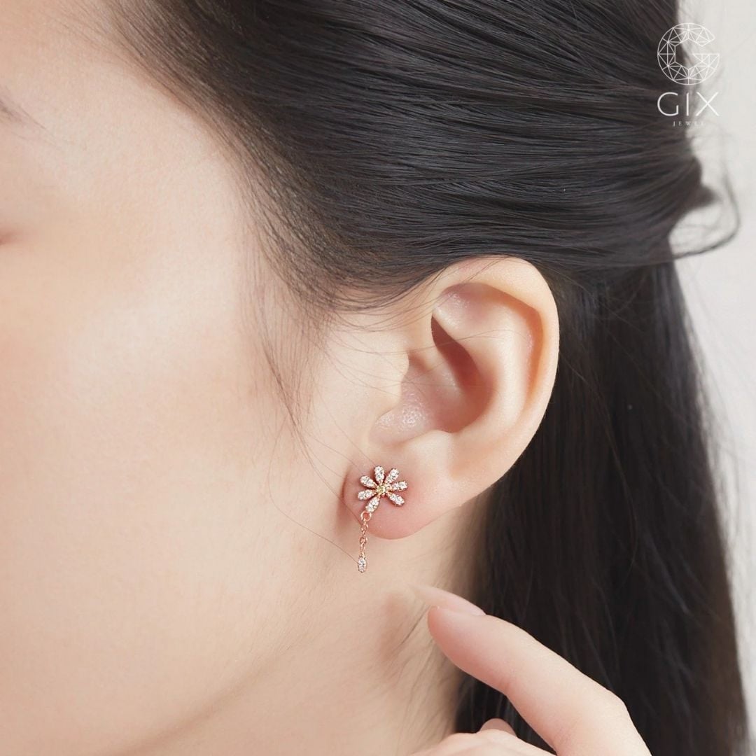 Chọn khuyên tai hợp với khuôn mặt trái xoan