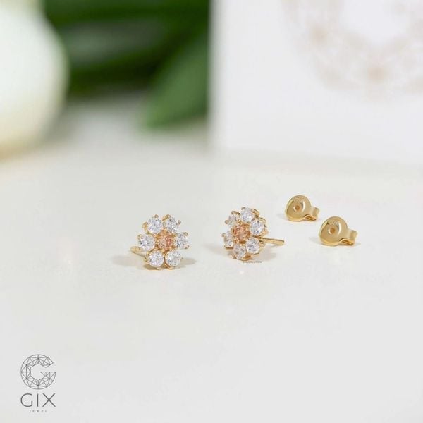 Khuyên tai hình tulip cách điệu