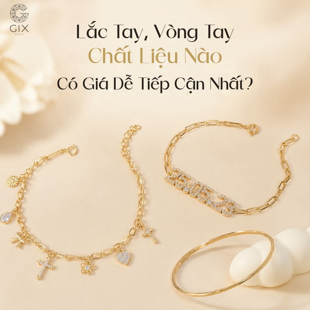 (Mức giá lắc tay thay đổi theo chất liệu, trọng lượng và mức độ thiết kế riêng)