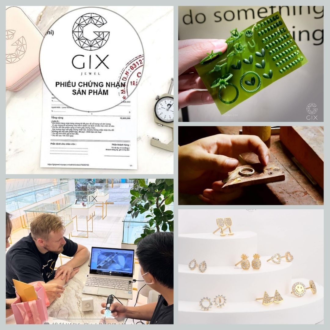 Gix Jewel - Địa chỉ mua bông tai thiết kế riêng uy tín
