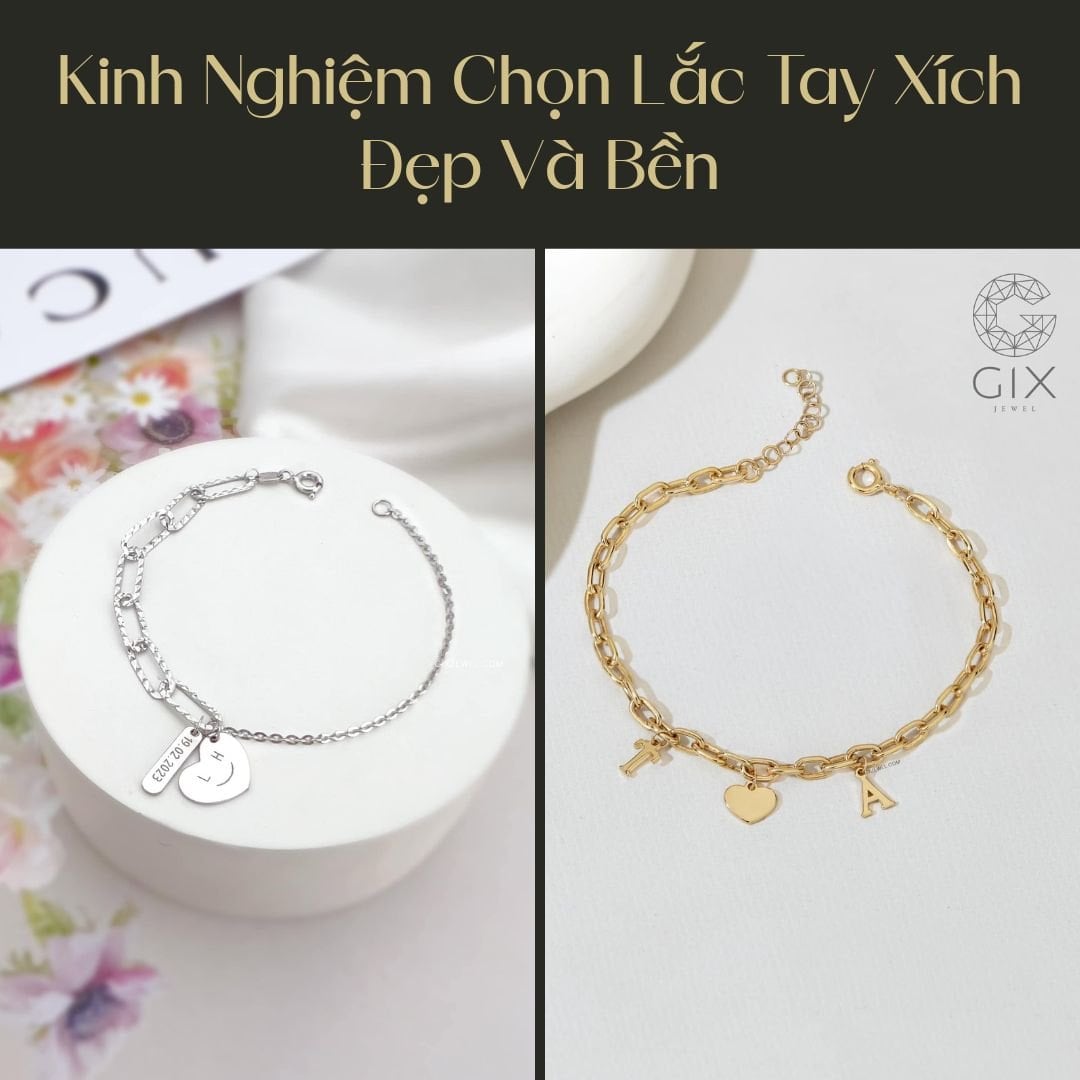 Kiểm tra mắt xích, mối hàn và khóa giúp lắc tay bền đẹp lâu dài khi sử dụng
