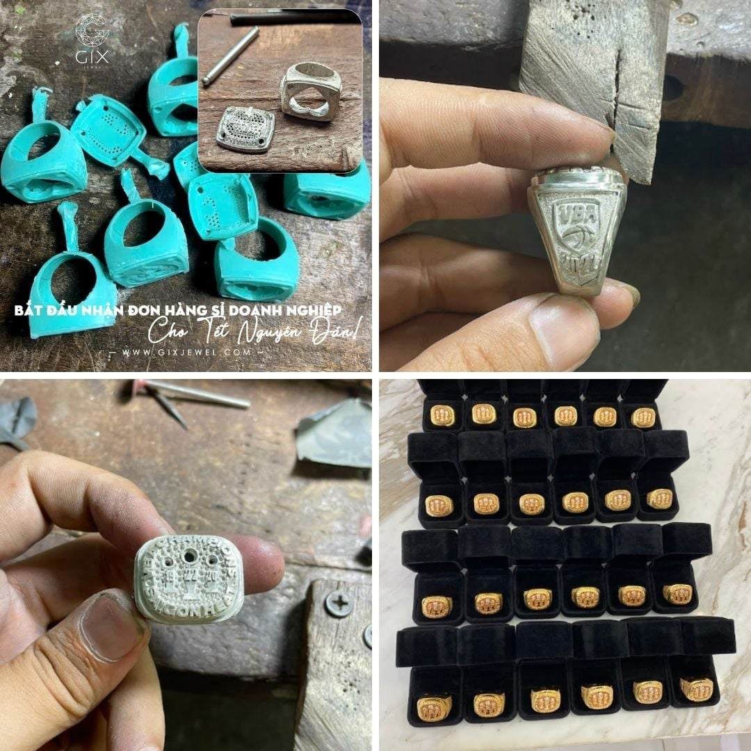 Nhẫn vô địch VBA thể hiện năng lực chế tác chi tiết, giàu tính biểu tượng