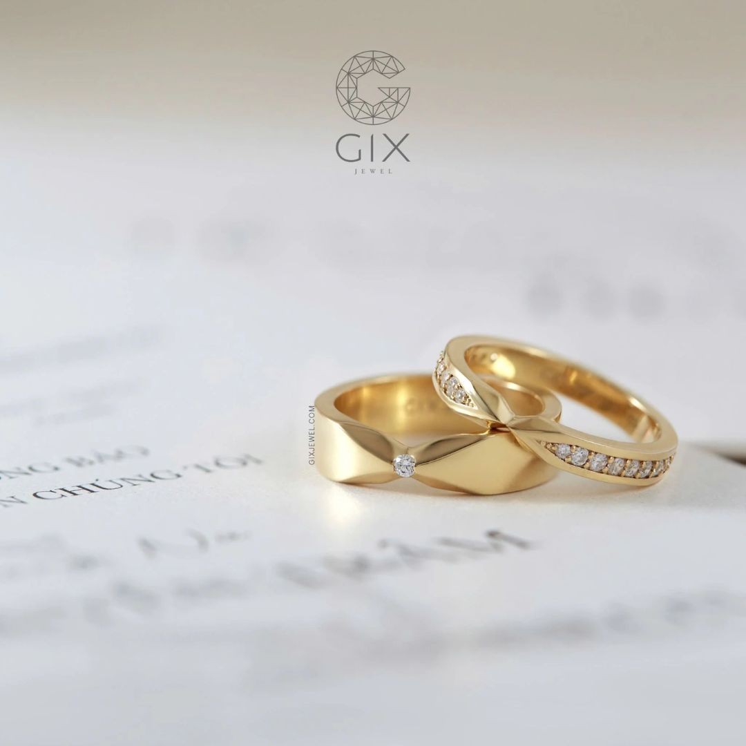 Nhẫn cưới vô cực Ribbon mềm mại