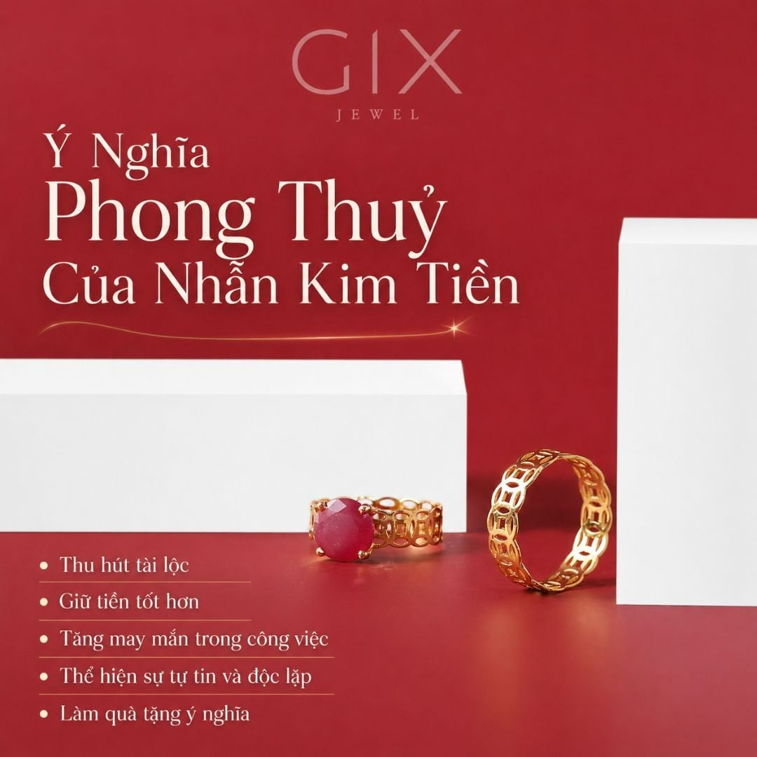 Ý nghĩa phong thủy nhẫn kim tiền